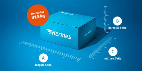 hermes paket versenden maße